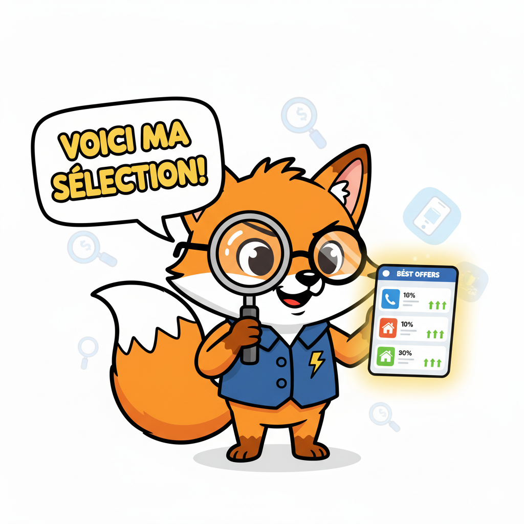 Mascotte Comparo - Voici ma sélection